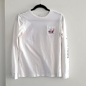 Vineyard Vines white Ski Resort long sleeve tee size XS
